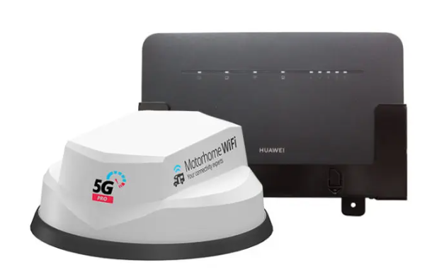 Motorhome WIFI 5G Ready Flex 5G Smart Antenna and 4G Flex Router and Dock for caravans or motorhomes image
